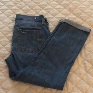 7 for All ManKind Skinny Crop and Roll